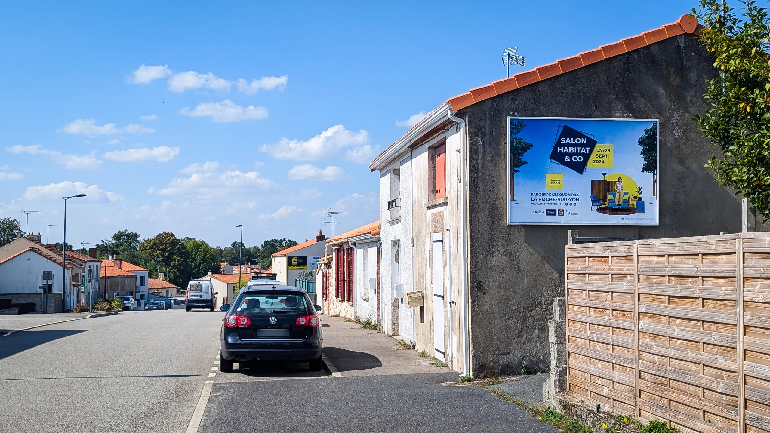affichage court durée salon de l’habitat sodicos la roche sur yon