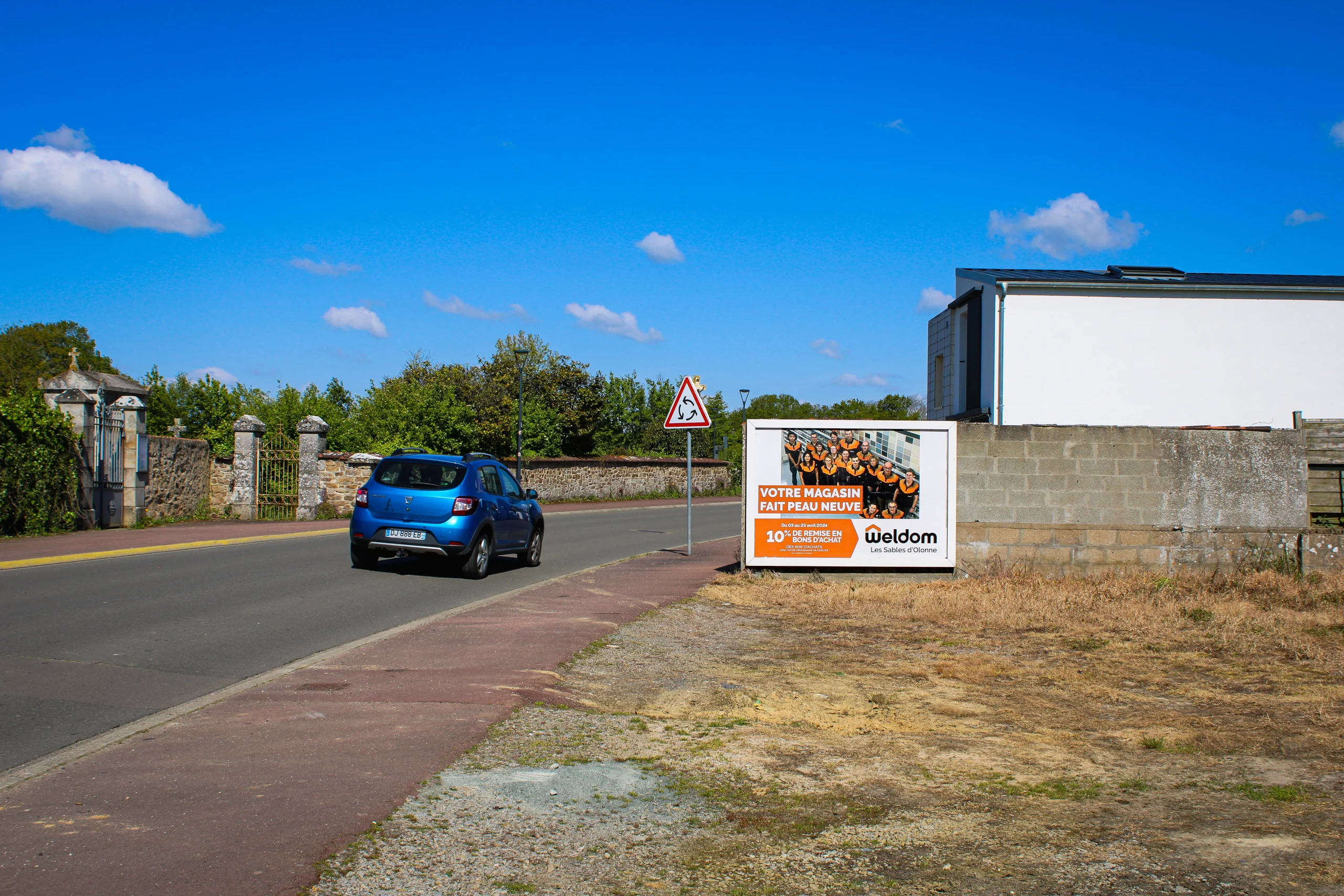Campagne publicitaire Weldom Vendée aux Sables-d’Olonne avec Sodicos