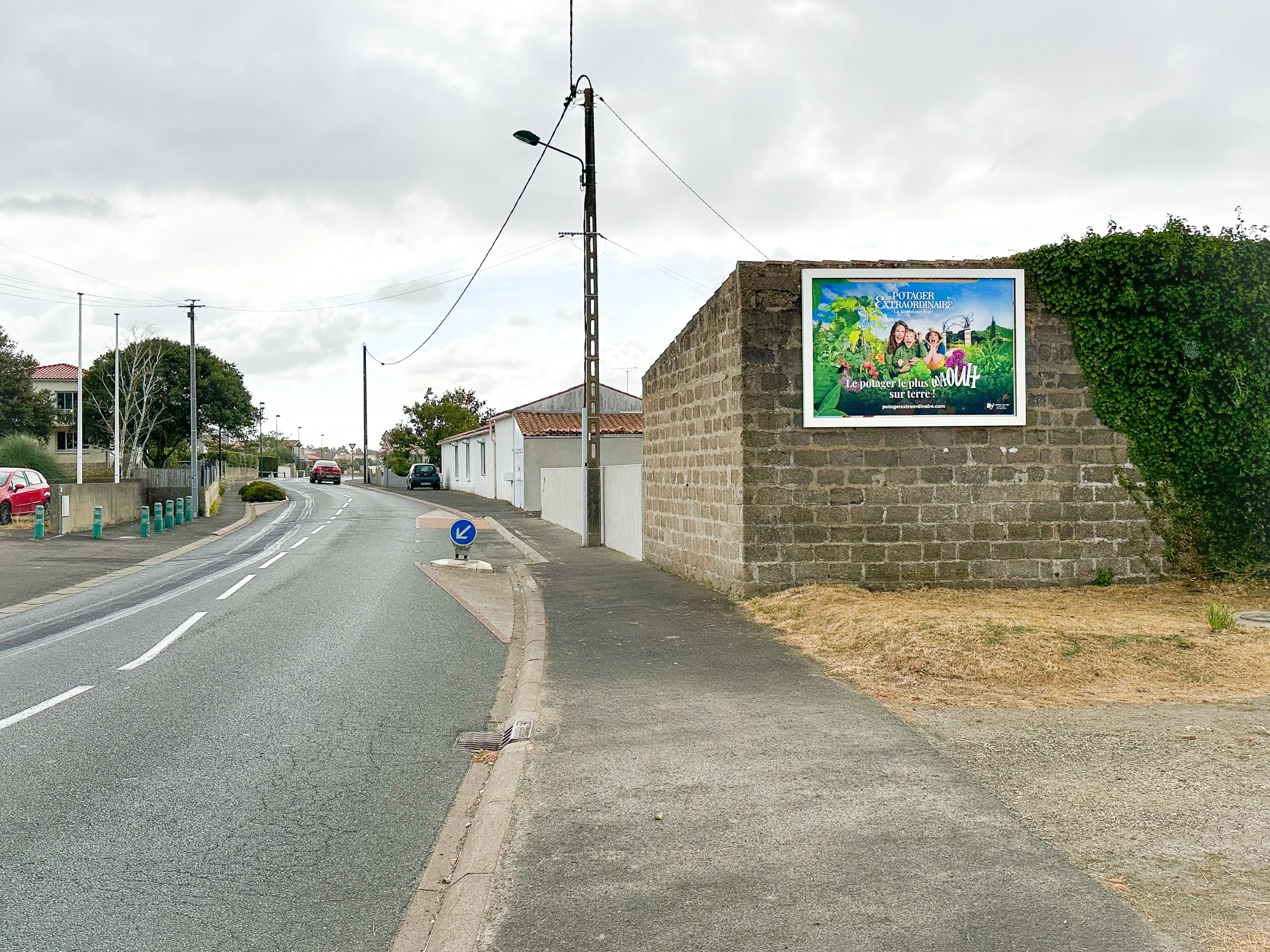 Panneau d’affichage publicitaire Le Potager Extraordinaire aux Sables-d’Olonne